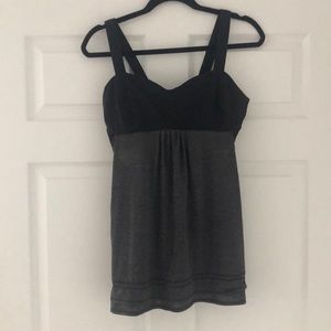 Lululemon black and grey top